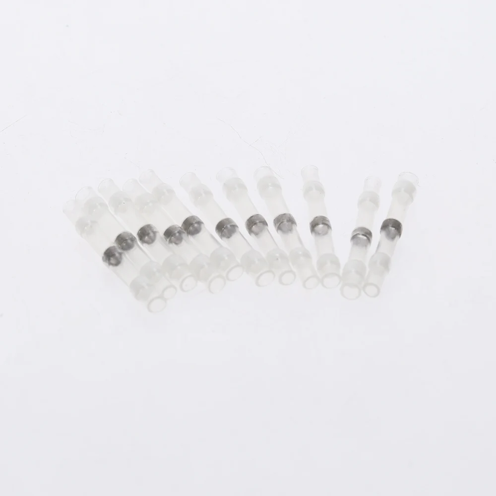 100Pcs SST-S11 Terminals Heat Shrink Butt Wire Connector Waterproof Tinned Copper insulated Terminals Kit