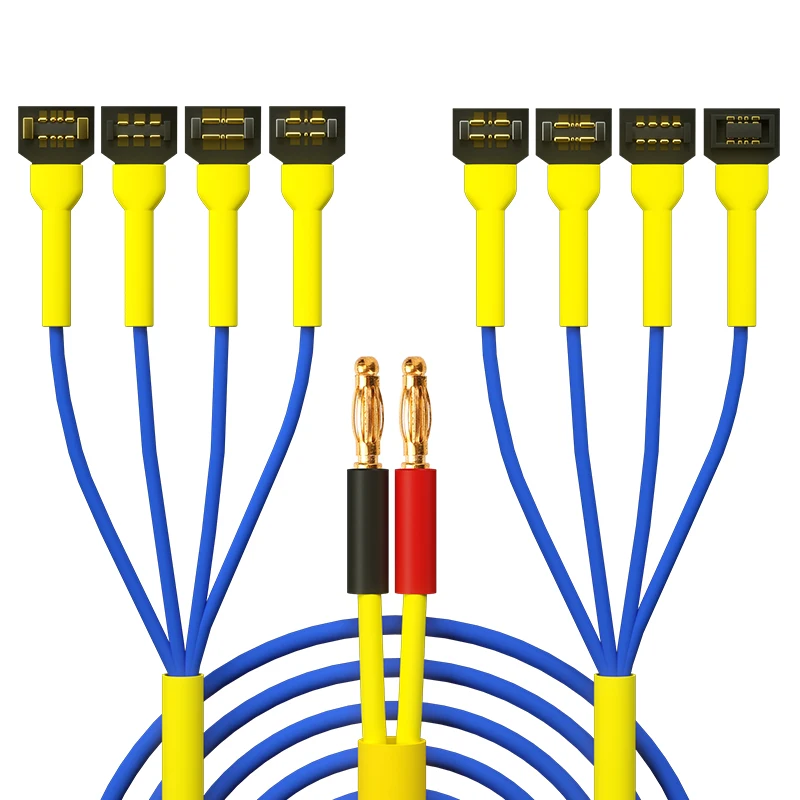 Android power line Механик iBoot коробка телефон ремонт силовая линия 5 v-28 v 6-портовое USB 4 цифровой светодиодный Питание от аккумулятора Apple Android телефон power тестовая линейка - Цвет: Android power line