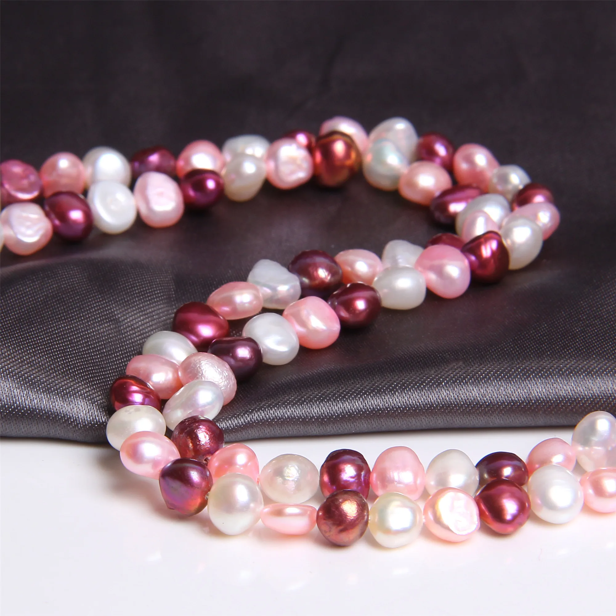 5 6mm Natural Baroque Pearls Multi 