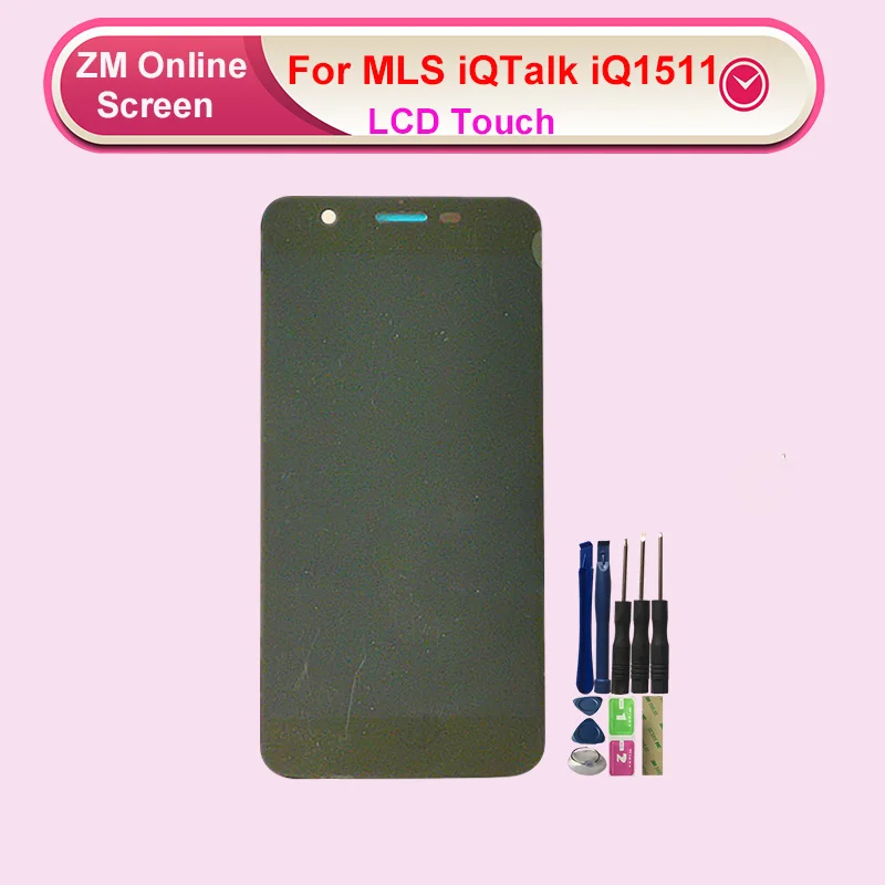 For MLS iQTalk iQ1511 LCD Display With Touch Screen Digitizer Assembly Replacement Tools | Мобильные телефоны и