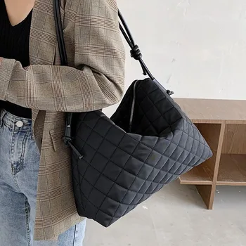 

Women's Bags new 2020 fashion rhombus shoulder bag big bag women large capacity shopping bag tote bag personalized handbag