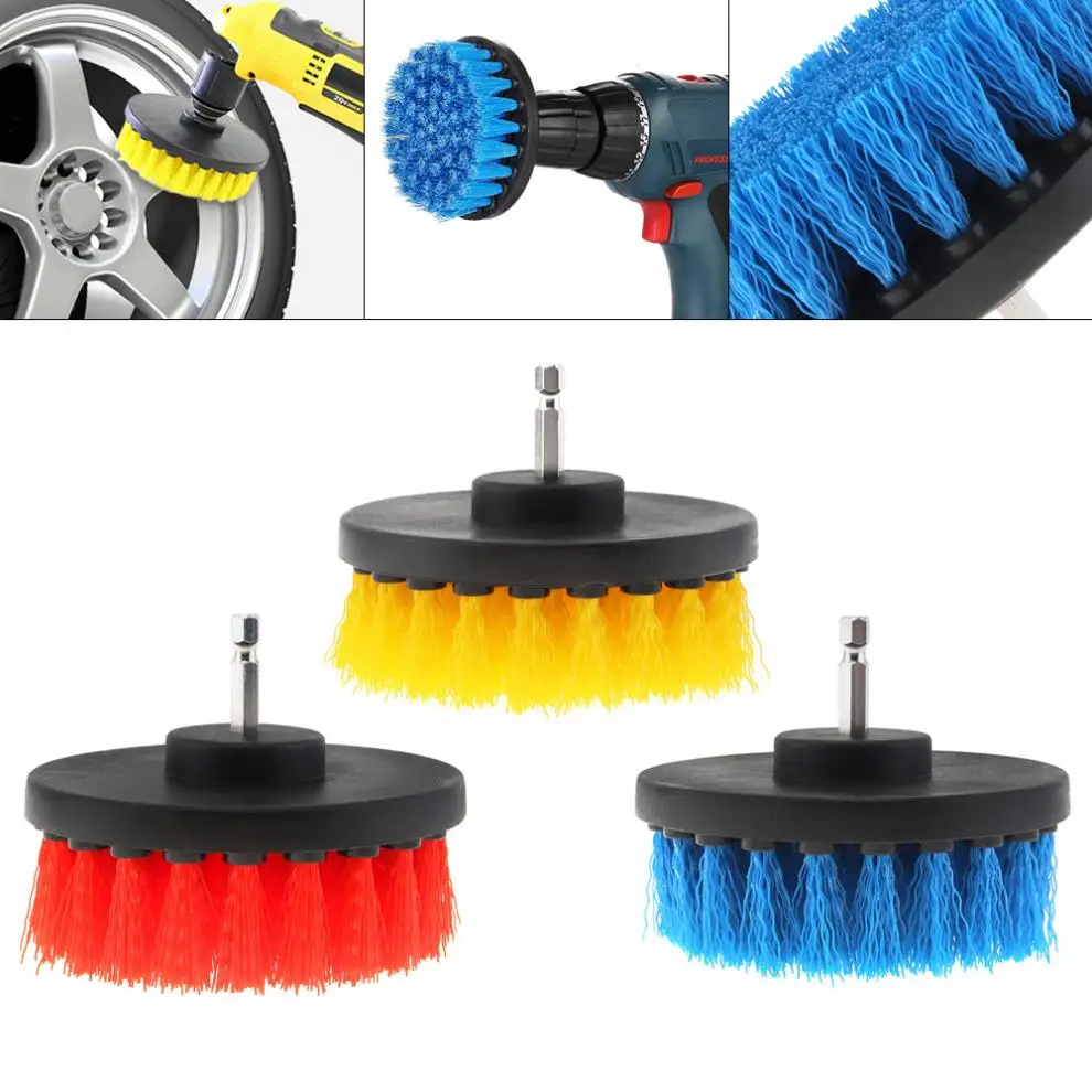 Пластиковая 4 дюймовая электрическая щетка для чистки ванной комнаты ковра