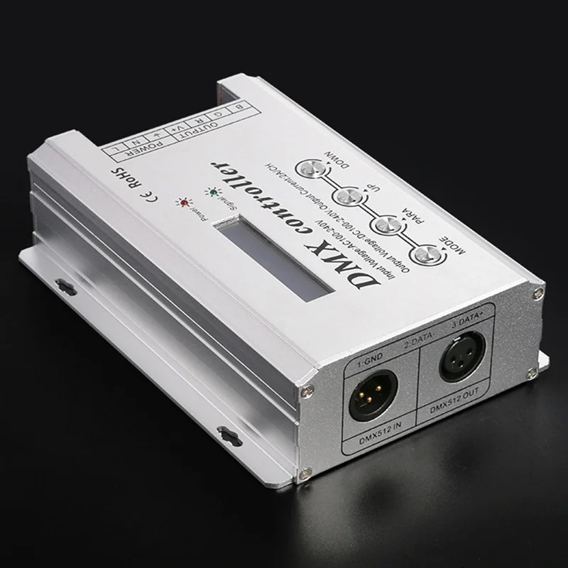 ELEG-Dmx300 Ac 100 В/220 В Высокое напряжение Rgb контроллер Dmx декодера 3Ch X 2A для 100 в/220 В Rgb светодиодный неоновый светильник Dmx консоль