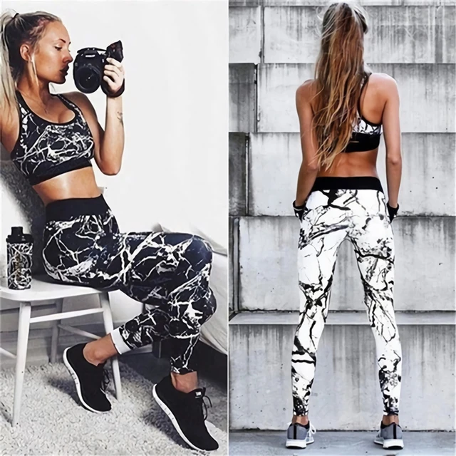 Women Sport Leggings Yoga Pants Skull Print Workout Fitness Clothing  Jogging Running Black Pants Gym Sportswear Yoga Legging XL - AliExpress