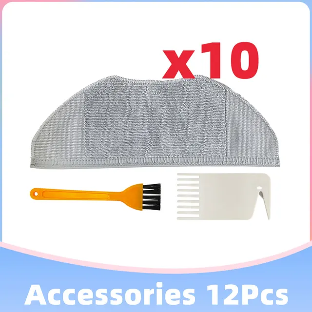 Replacement Main Side Brush Cover Hepa Filter Mop for Xiaomi Mijia Mi Robot Vacuum-Mop Essential G1 MJSTG1 Cleaner Skv4136gl Set L