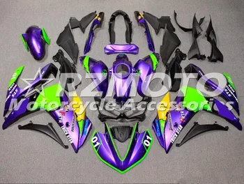 

4 Free Gifts New ABS Full Fairings kit for YAMAHA YZF-R3 14 15 16 YZF-R25 R3 R25 2014 2015 2016 2017 Body set Cool Purple Green