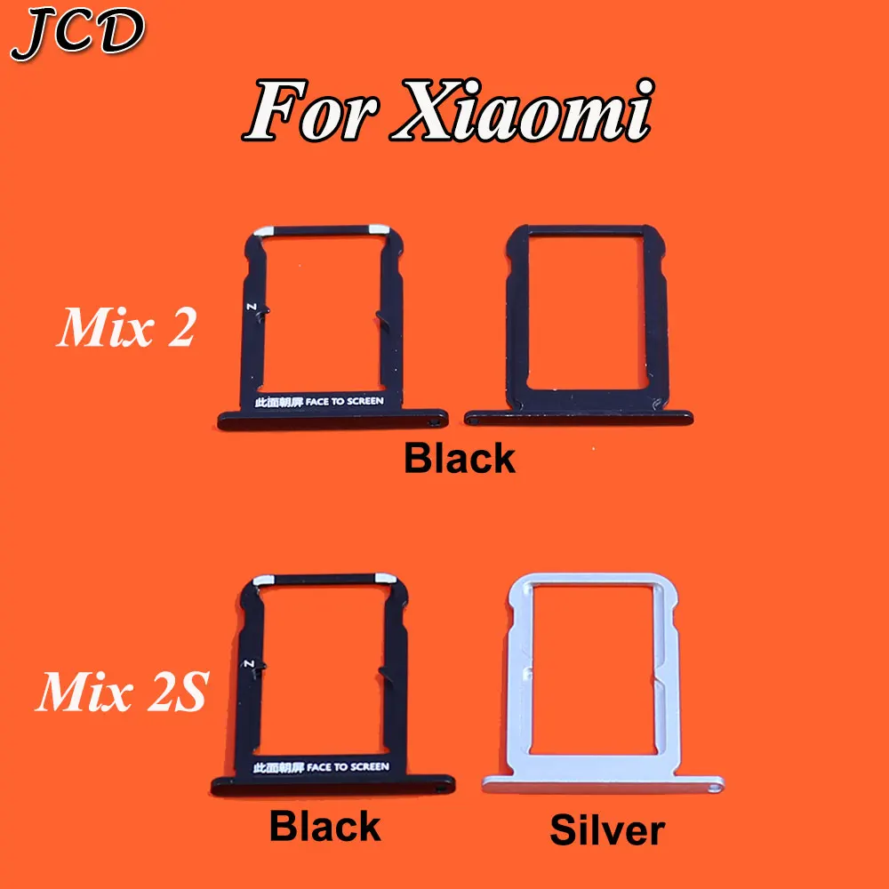 JCD для Xiaomi mi Mix 2 mi X2S держатель лотка для карты слот для sim-карты адаптер sim-разъем Замена запасных частей