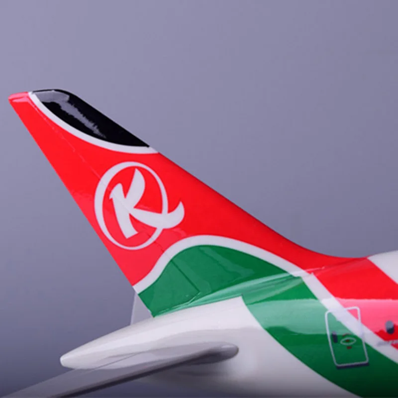 1: 172 43 см весы Boeing B787 Kenya Airways авиакомпания авиационная модель базовый сплав самолет Коллекция игрушек детские подарки