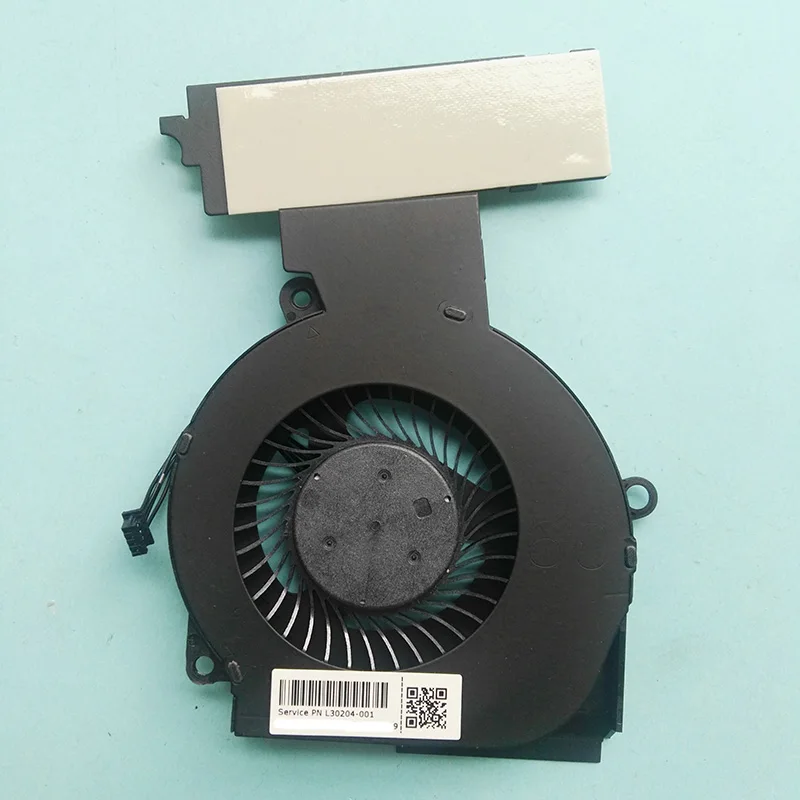 CPU FAN Процессор графического процессора вентилятор охлаждения для HP игровой NB WASD 4 5 pro Характеристическая вязкость полимера двумя способами; женские 15-DC TPN-Q211 L30203-001 L30204-001 G3D вентилятор cooler - Цвет лезвия: CPU FAN