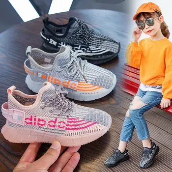 

Children Sports Shoes Girls Sneakers 2020 Boys Shoe Kids Mesh Running Trainer Tennis Anti-slip Sneakers Girl Casual Shoes Boy