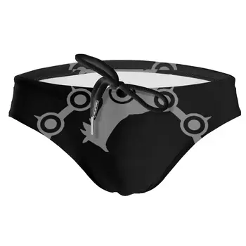 

2020 New Trend Fashion Seven Evil Dragon Cool Mark Men's Drawstring Sport Swimsuit