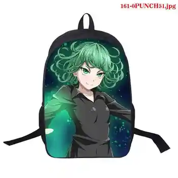 

ONE PUNCH MAN Printed Bookbag 16 Inch Korean Purse Backpack Leisure Waterproof Kpop School Bags for Teenager Girls School Bag