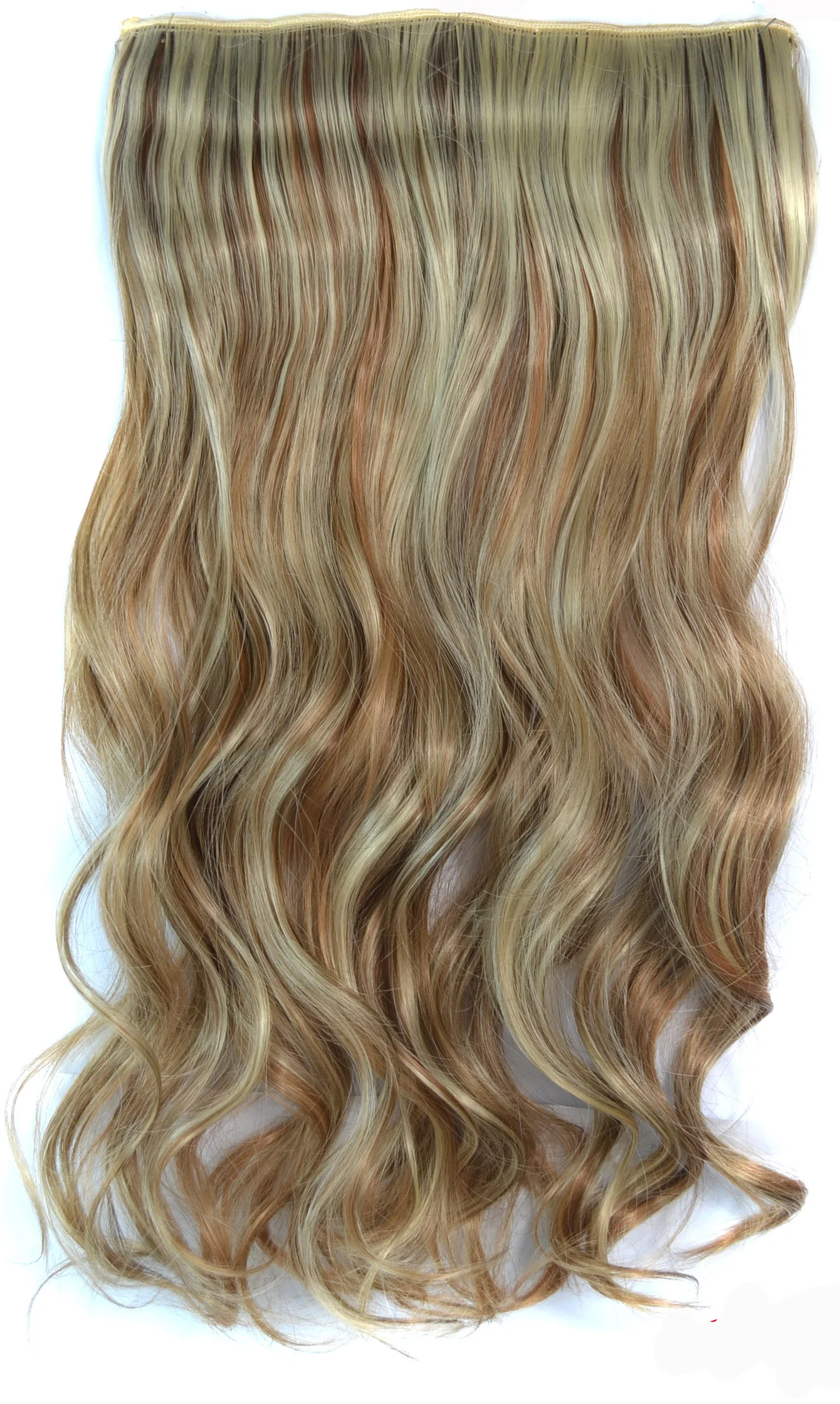 Mengyun Wholesale Long Body Wave Synthetic Hair Extensions1 Piece 5 Clips In Hair Extensions Wavy 120g