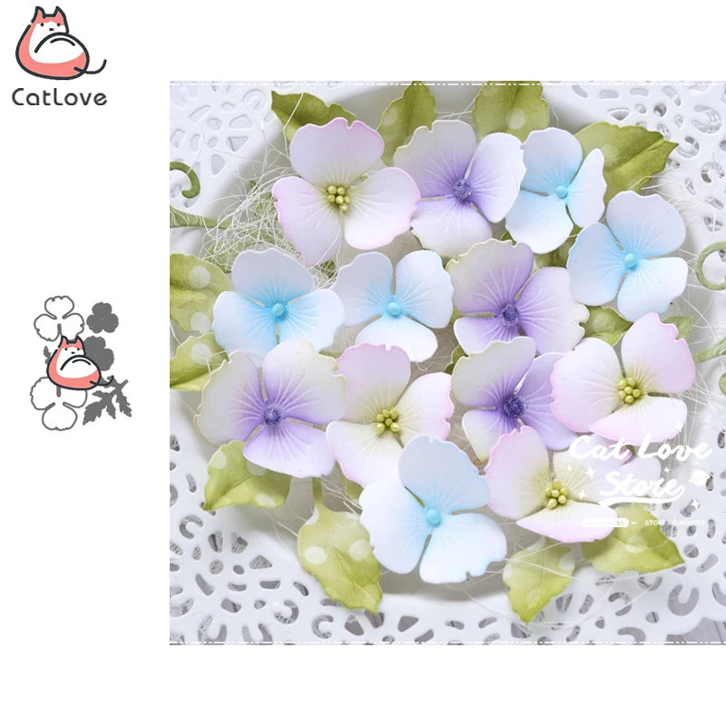 

6PCS Flower Series Metal Cutting Dies Scrapbooking Stencil Decorative Craft Embossing Die Cuts Card Making New Dies For 2019