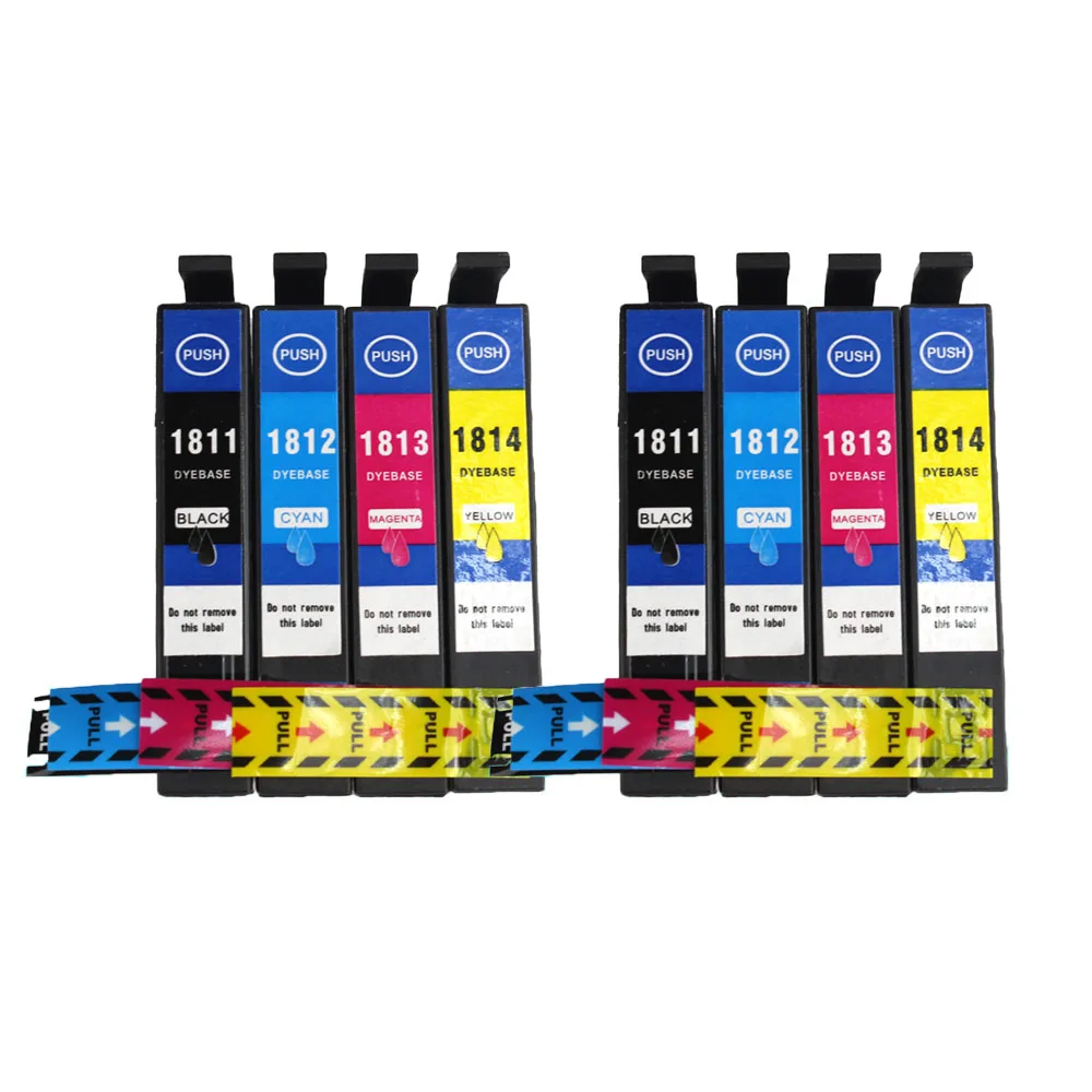 Replacement for T1811 T1812 T1813 T1814 FOR EPSON XP-215 XP-312 XP-412 XP-415 XP-202 XP-102 XP-302 XP-405 XP-205 ink cartridges 