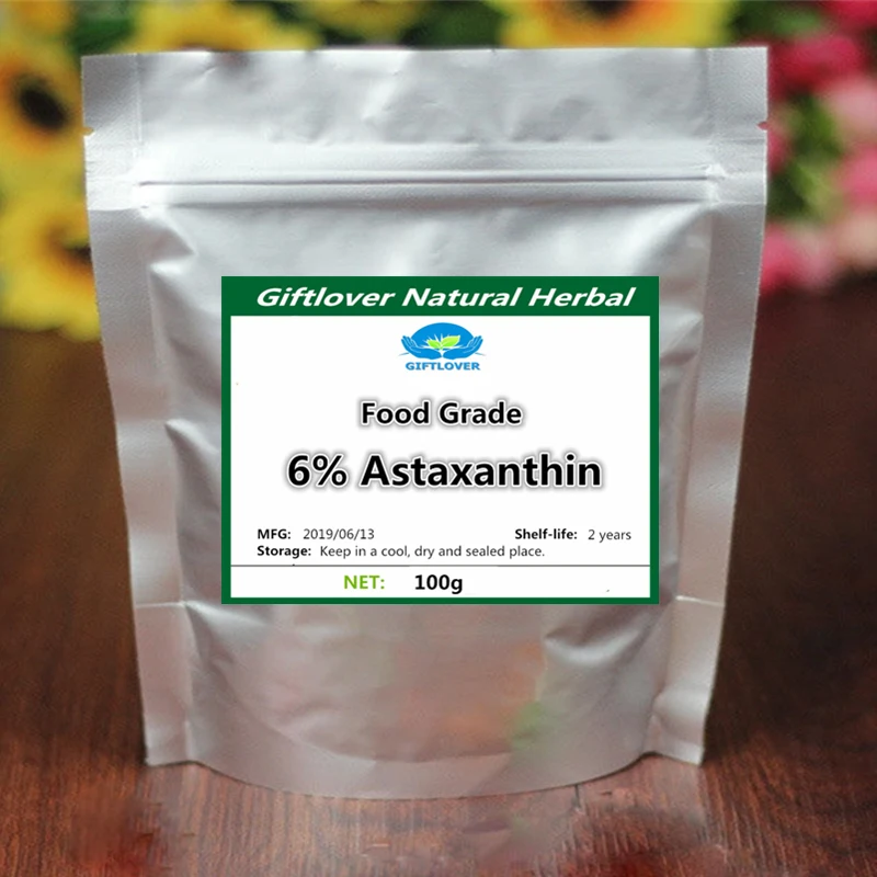 

High quality 6% Astaxanthin Powder,Haematococcus pluvialis Extract for anti aging anti cancer,C40H52O4,[CAS]472-61-7,Best Choose
