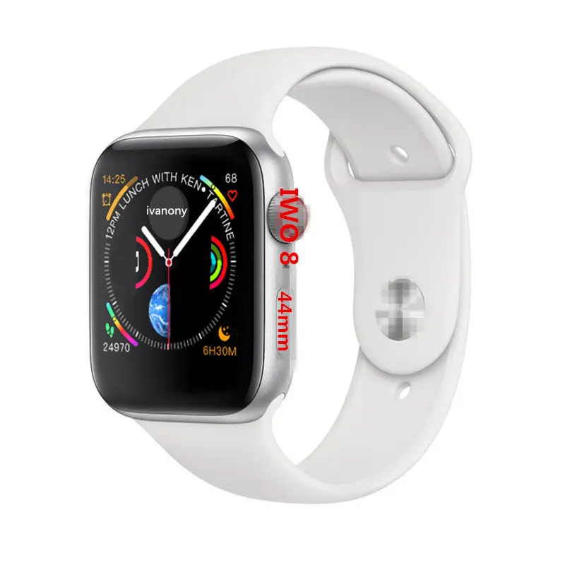 Смарт Браслет для проверки сердечного ритма 8 W54 Smartwatch для мужчин 44 мм серии 4 1:1 фитнес-трекер ECG монитор сердечного ритма шагомер обновление IWO 5 6 для IOS