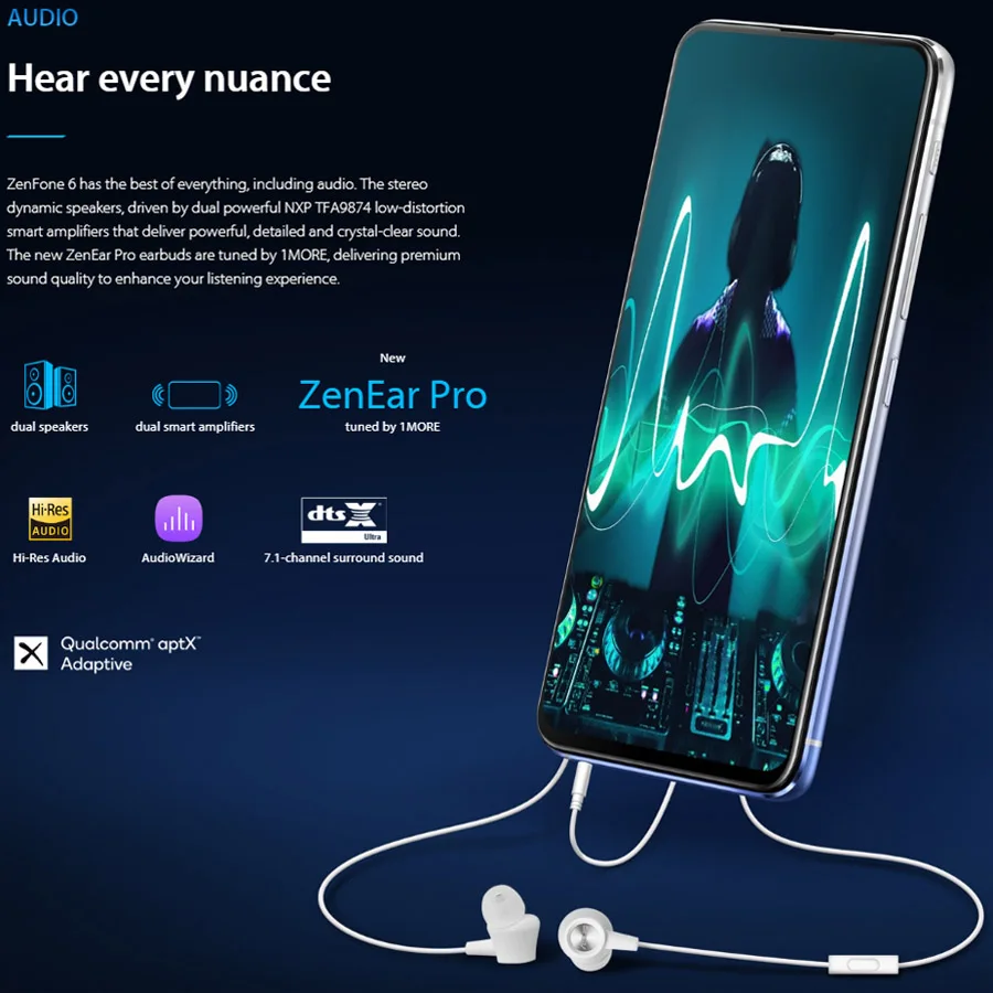 Asus Zenfone 6 ZS630KL мобильный телефон с 4 дюймовым дисплеем восьмиядерным процессором