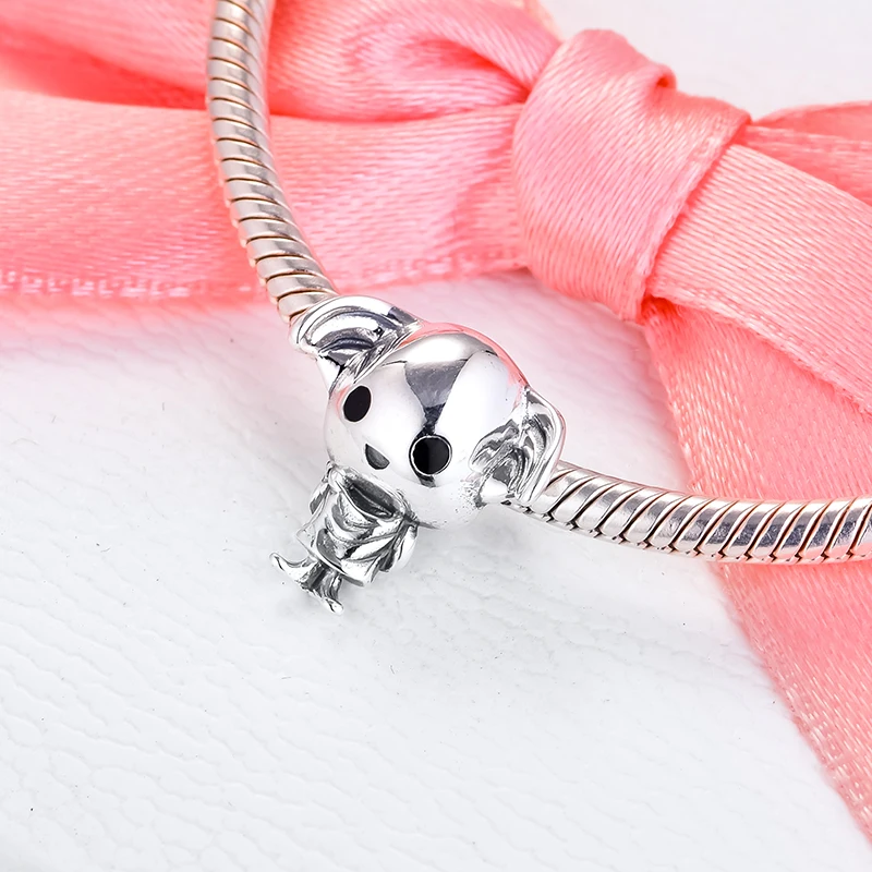 Подходит для оригинального браслета Argent Charm 925 пробы серебро Добби дом эльф Подвески бусины для изготовления ювелирных изделий крален берлоки