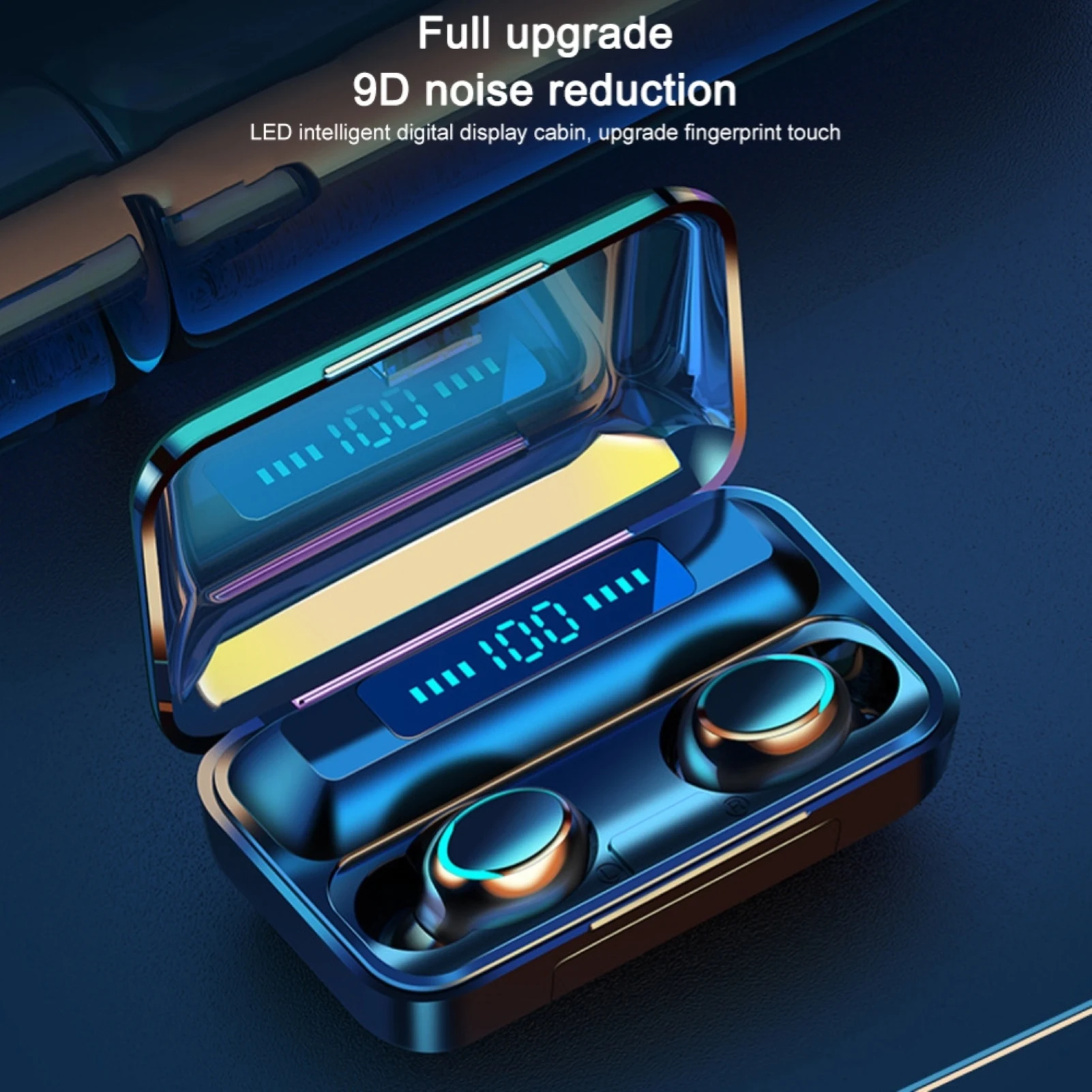 2020 Hot Sales Waterproof 8D Stereo Sports Earbuds TWS Bluetooth 5 0 Earphones Wireless Earphone Headsets With Mic Charging Case
