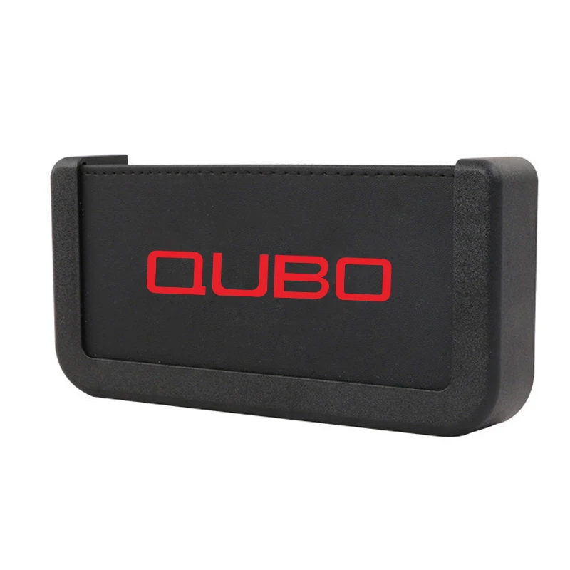 1PCS Автомобильный ящик для хранения для телефонов fiat qubo, для хранения монет, аксессуары для интерьера из искусственной кожи, автомобильные Органайзеры - Название цвета: 1PCS
