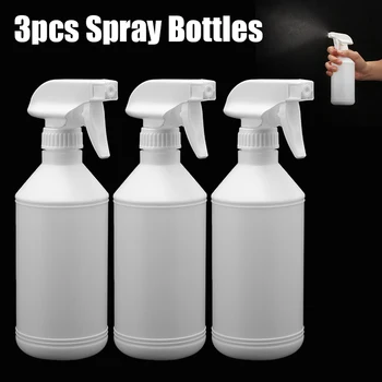 

3PCs Spray Bottle Plastic Spray Bottle 500ml Mist Flower Sprayers Hair Salons Hairdressing Storage Bottles Easy In A Travel Bags