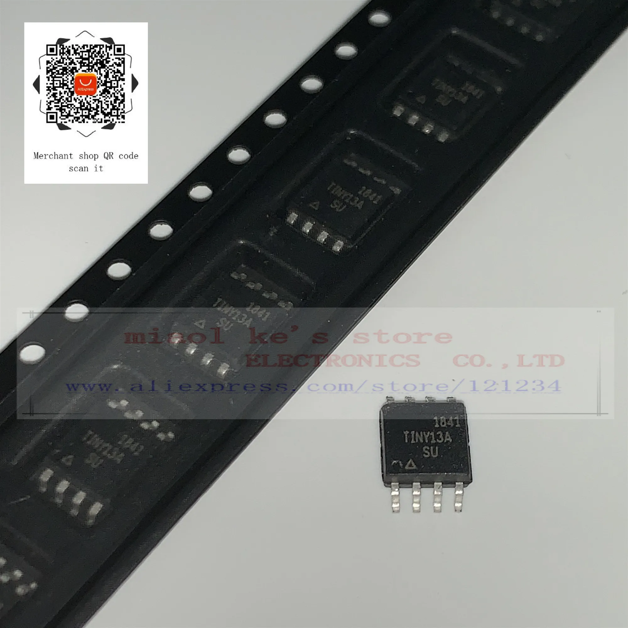 

[ 10pcs/1lot ]100%New original: ATTINY13A-SUR ATTINY13A-SU TINY13A-SU ATTINY13A ATTINY13 - IC MCU 8BIT 1KB FLASH 8SOIC