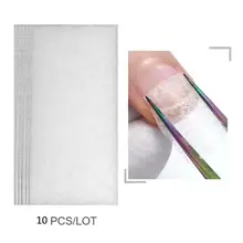 10 шт белый акриловый маникюрный салон стекловолокно для ногтей инструмент для наращивания ногтей