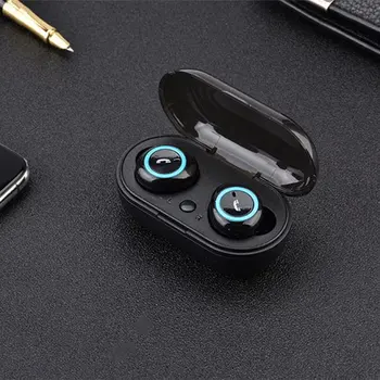 

TWS 5.0 Bluetooth headphone 3D stereo wireless earphone with dual microphone