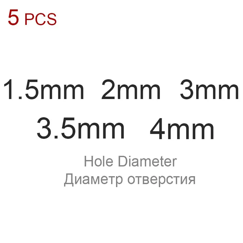 1.5-4mm 5pcs Сделай Сам, инструмент для пробивания кожи, набор для пробивания кожи, кожа, ручная работа, резиновая ткань, многоцелевой бумажный пробойник - Цвет: 1.5-4mm 5pcs