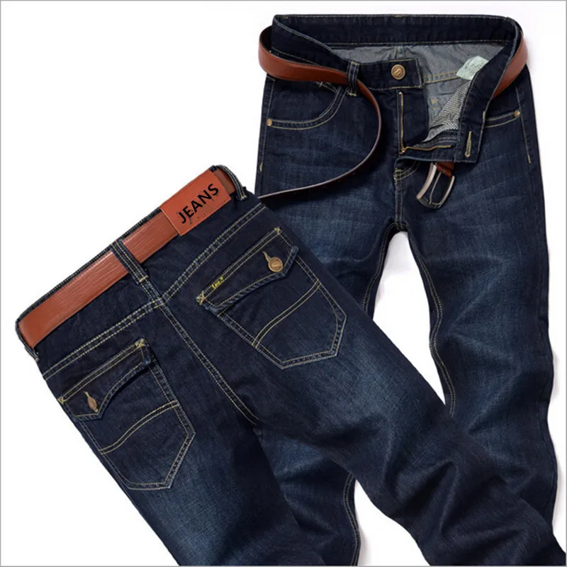 Men's Jeans Spring and Summer Skinny Jeans Straight Casual Slim Jeans Business Casual Elastic