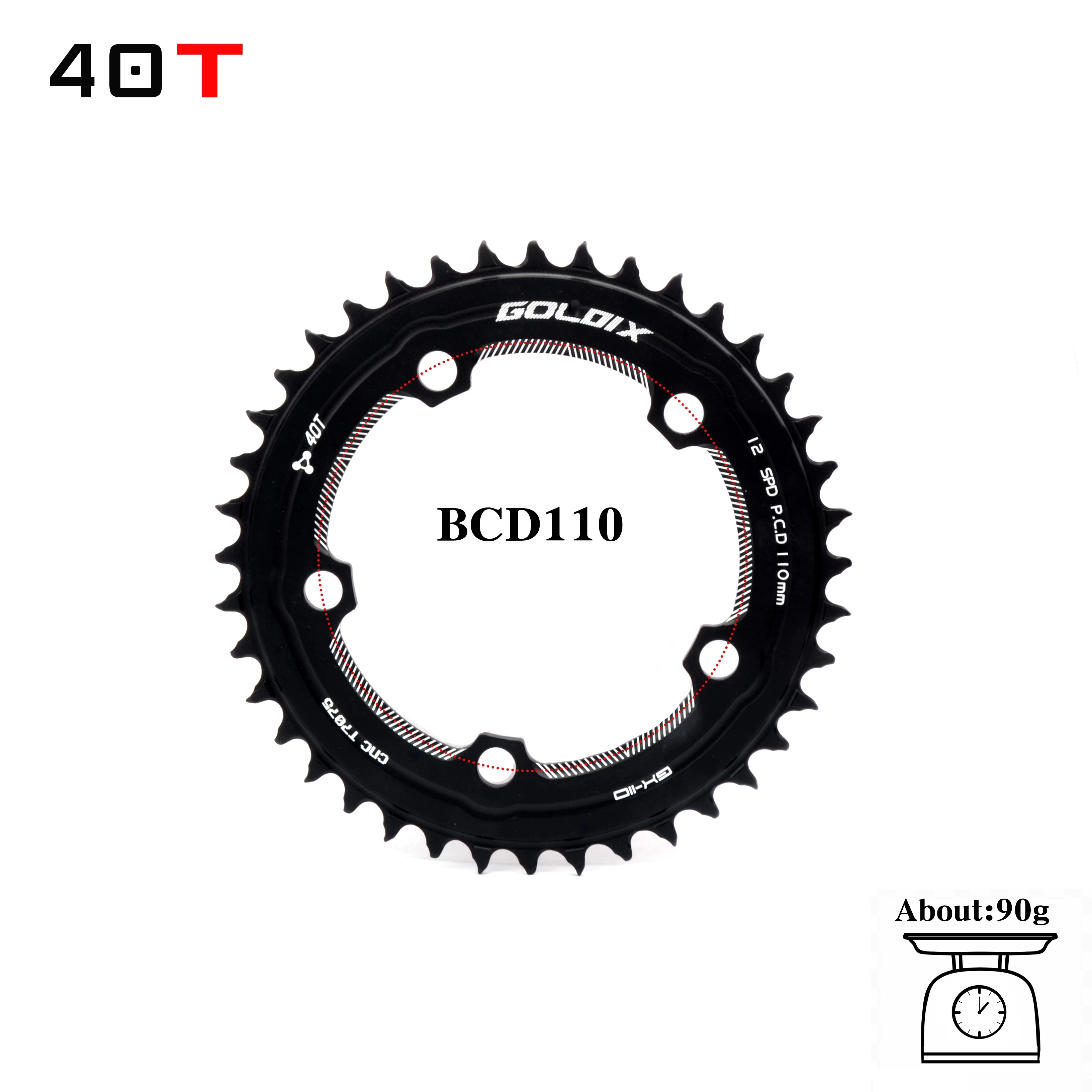 Details about   110 5 BCD 110BCD Road Bike Narrow Wide Chainring Bike Chainwheel 50-58t