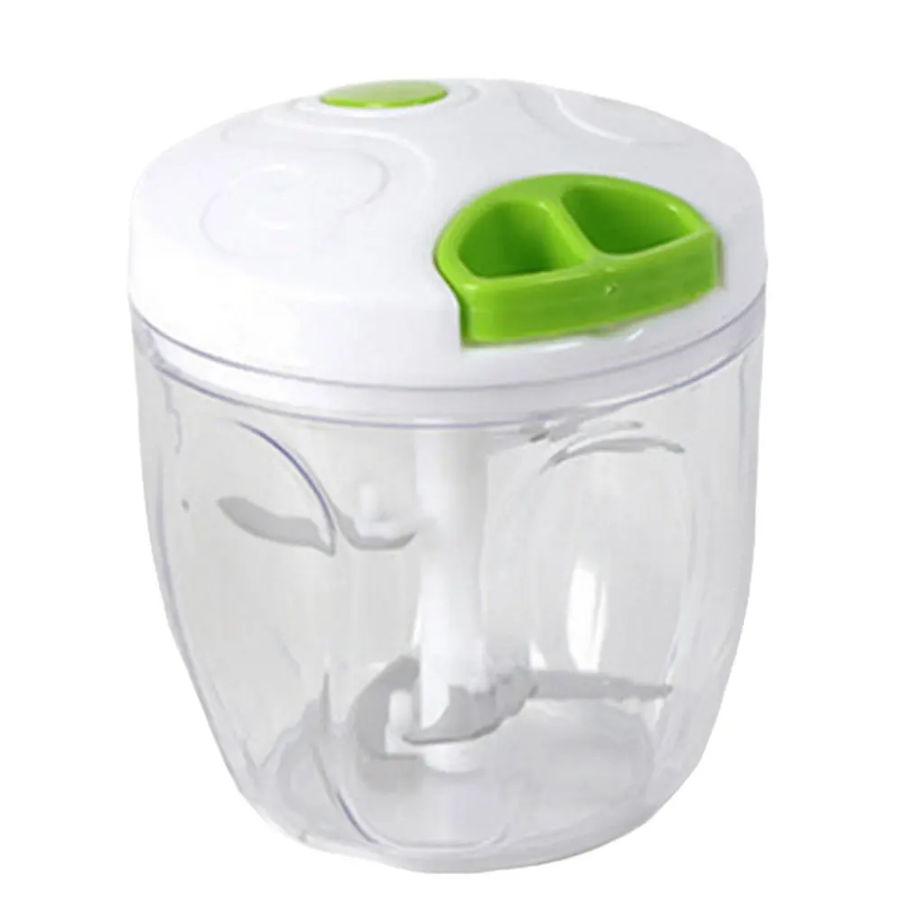 Белый Manual Meat Grinder Chopper Garlic Cutter Safety and Non-toxicity Food Slicer Durable Portable Kitchen Gadgets Accessories - Цвет: Белый