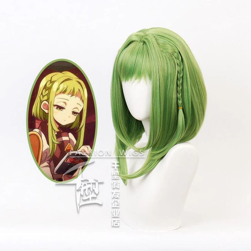 

Anime Nanamine Sakura Green Wig Cosplay Costume Jibaku Shounen Toilet-bound Hanako-kun Heat Resistant Synthetic Hair Women Wigs