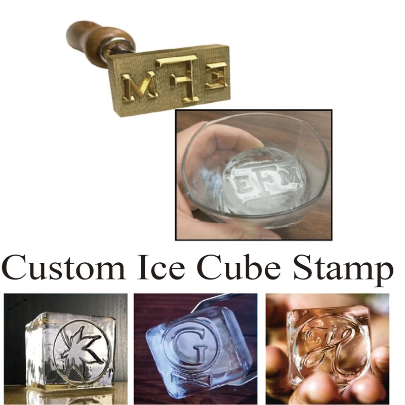 Custom Stamps Personalized Logo Ice Ice Cube Stamp Personalized