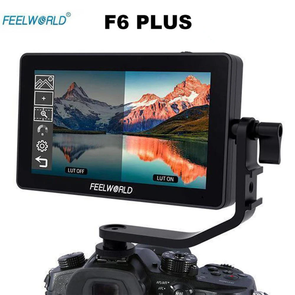 Монитор Feelworld F6 PLUS из алюминиевого сплава сенсорный экран 5 дюйма режиссерский
