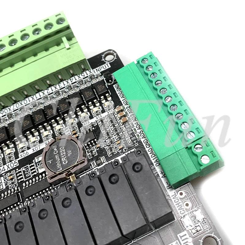 FX3U 24MR 6AD 2DA высокоскоростная ПЛК промышленная плата управления с 485 связью и