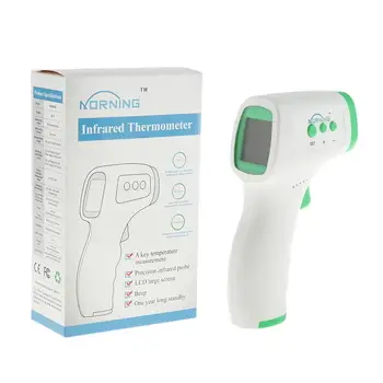 

1 One Second Electric Forehead Thermometer No Touch Non-Contact Body Fever Head Ear Digital IR Infrared Thermometers