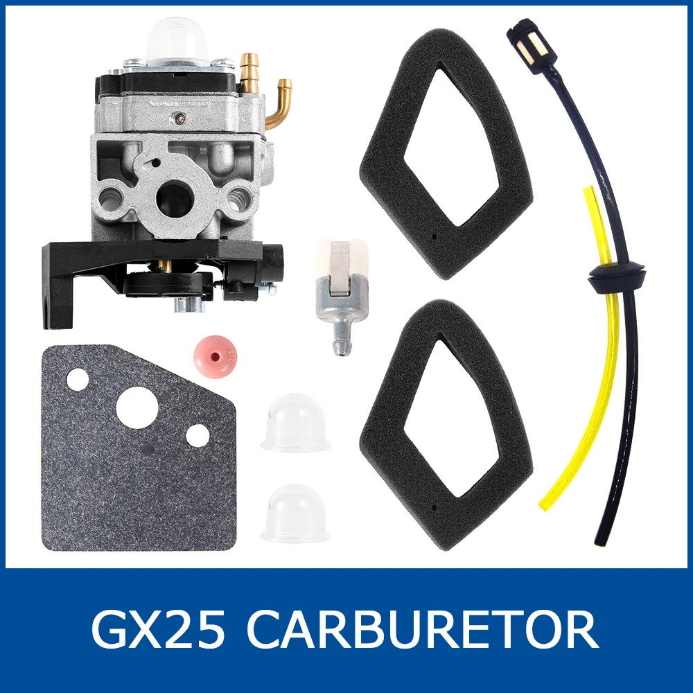 Карбюратор Carby для Honda GX25 GX35 Whipper Snipper карбюратор + Праймер 2 шт. топливный фильтр