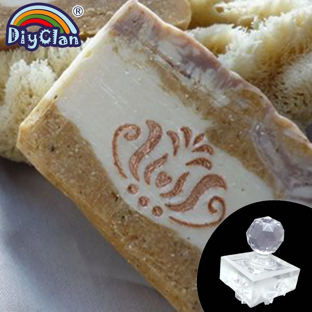 Хамса мыло ручной работы марки Лотос натуральный прозрачный Diy натуральный органический стекло мыло печать буддийский узор