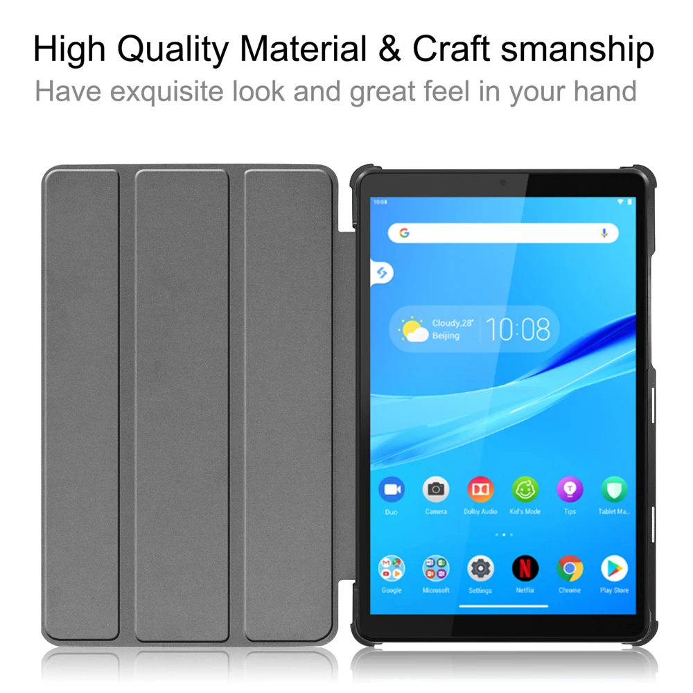 Чехол для планшета Lenovo Tab M8 HD TB 8505X тонкий книжка из искусственной кожи Для
