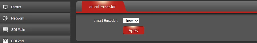 smart encoder setting