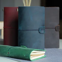 A6 первый слой лошадь кожаная ручка книга ретро-повязка ткань креативный карманный блокнот листовка путешествия блокнот на заказ