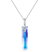 BAFFIN Романтический ключ кулон ожерелье круглый глаз серьги гвоздики Австрийские кристаллы Ювелирные наборы для женщин