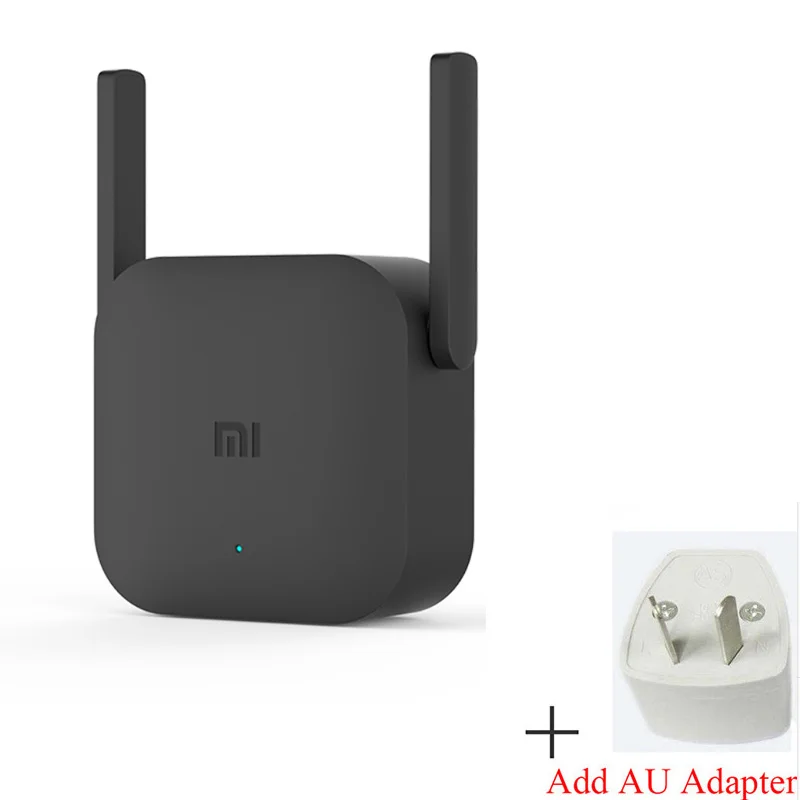 Xiao mi WiFi усилитель Pro маршрутизатор 300 м сетевой расширитель ретранслятор усилитель мощности Roteador 2 Антенна для mi маршрутизатор Wi-Fi - Цвет: add AU