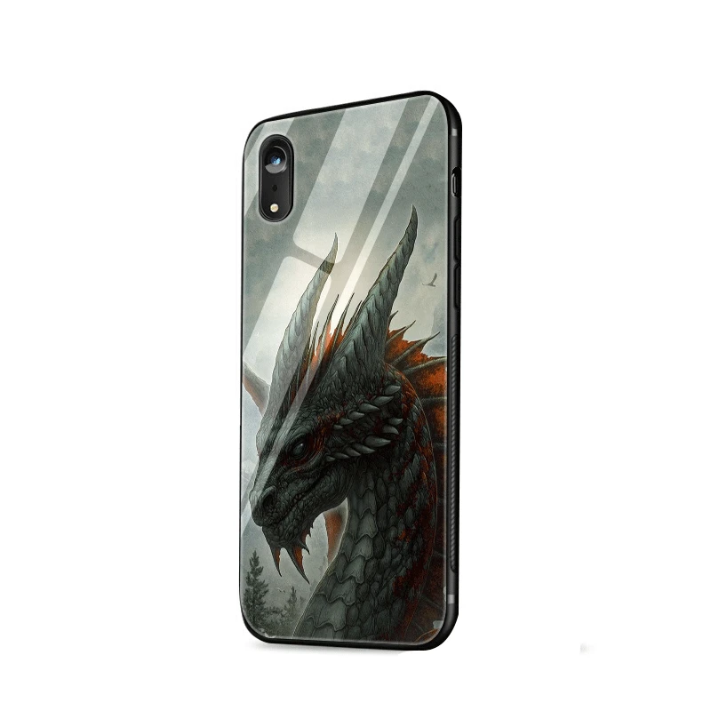 G1 Чехол для телефона из ТПУ для Iphone 5, 5S, 6, 6 S, 7, 8 Plus, X, XR, XS Max, защитный чехол с изображением дракона, Win - Цвет: G1