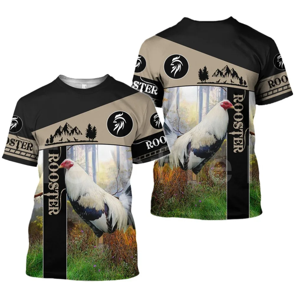 rooster-3d-all-over-printed-clothes-da639-t-shirt