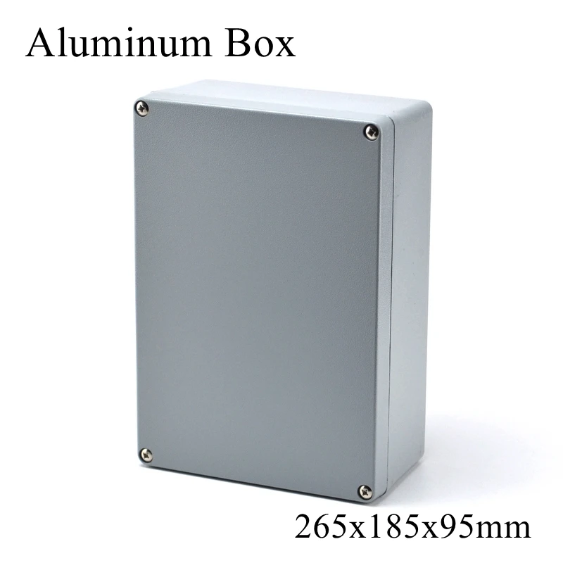 

FA66 260x185x95mm IP65 Waterproof Aluminum Junction Box Electronic Terminal Sealed Diecast Metal Enclosure Case Connector