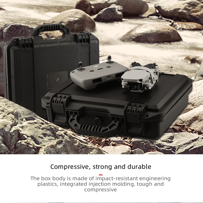 Waterproof Hardshell Storage Box for DJI MINI 2 Drone Portable Handbag Carrying Case for DJI MINI 2 Drone Accessories