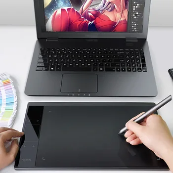 

Digital Handright Drawing Tablet & Pen with 8192 Levels Passive Pen for Left & Right Hand SP99